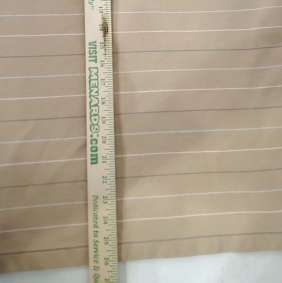 Patagonia Polo Shirt Mens Short Sleeve Tan Striped Organic Cotton Size Medium - Picture 7 of 10